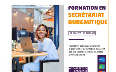 FORMATION AU SECRÉTARIAT BUREAUTIQUE💻