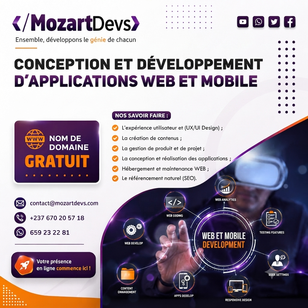 Application web et mobile
